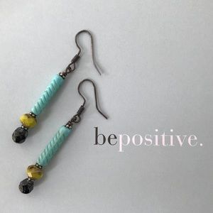 Artisan Semi-Precious Bead Earrings